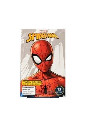 Spiderman Suya Dayanıklı Yarabandı 15'li SMYB-002