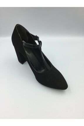 Kadın Siyah Topuklu Ayakkabı 00805-dncr