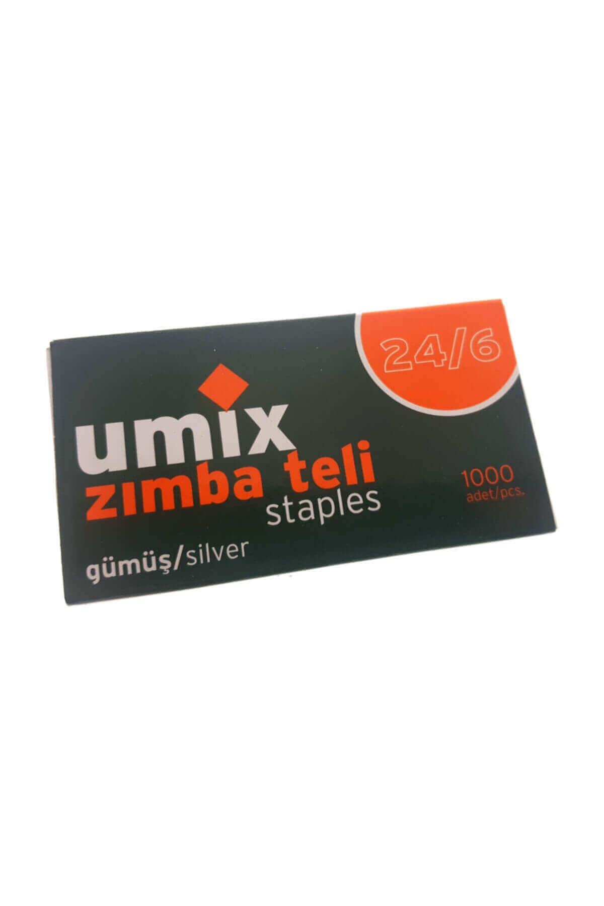 Umix Zımba Teli 24/6 Gümüş 1000 Adet N:U2214KK