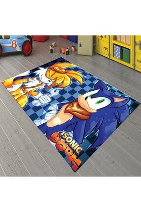 Kiparis Sonic Boom 2 ,kaymaz Taban Çocuk Odası Halısı gezcocuk_924
