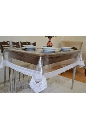 ceyda dantel pvc kenar seffaf masa ortusu 140x180cm fiyati yorumlari trendyol