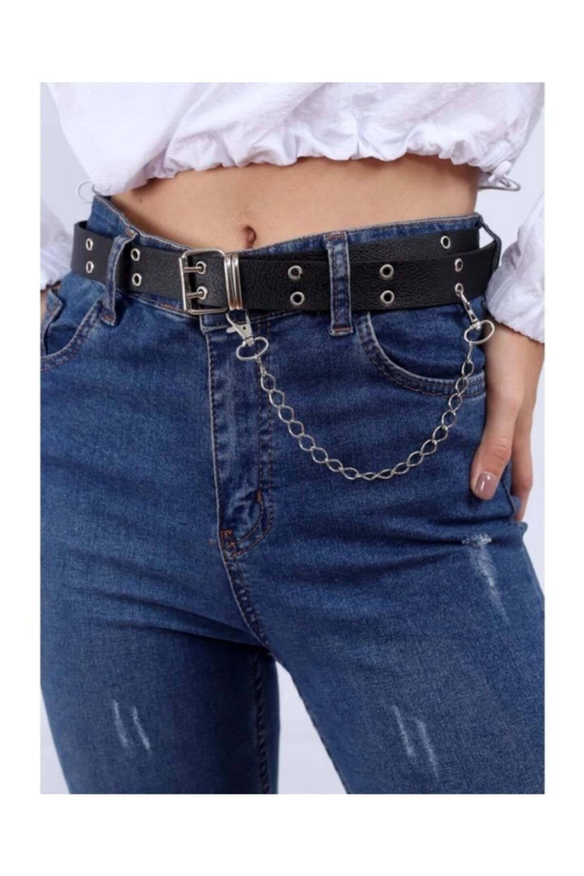 Eyelet chain belt hotsell
