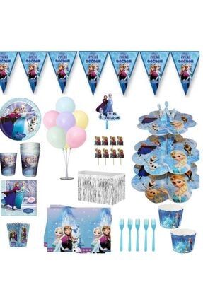 Frozen & Elsa 16 Kişilik Lüks Doğum Günü Parti Seti Izmir Party Store FBGBGBG