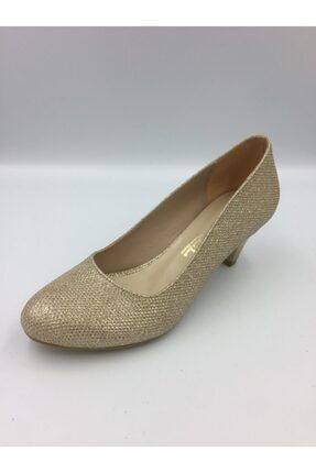 Kadın Altın Topuklu Ayakkabı 768 00768-dncr