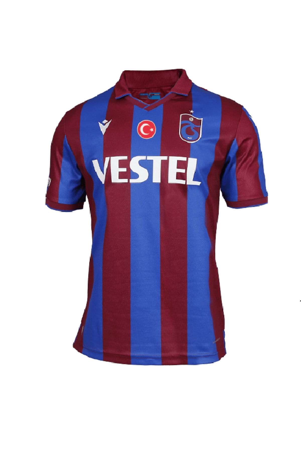 Bordo Mavi Trabzonspor Macron Çubuklu Forma