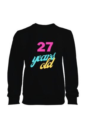 Unisex Sweatshirt 27. Doğum Günü Sweatshirt TD272166