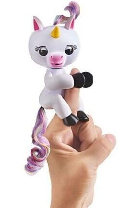 Bebek Mutlu Unicorn Akıllı Etkileşimli Parmak Oyuncak - Fingerlings Beyaz 12 Cm 8055 153054134