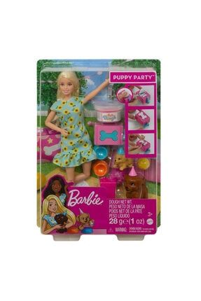 Barbie ve Köpek Partisi Oyun Seti barbjnnşl