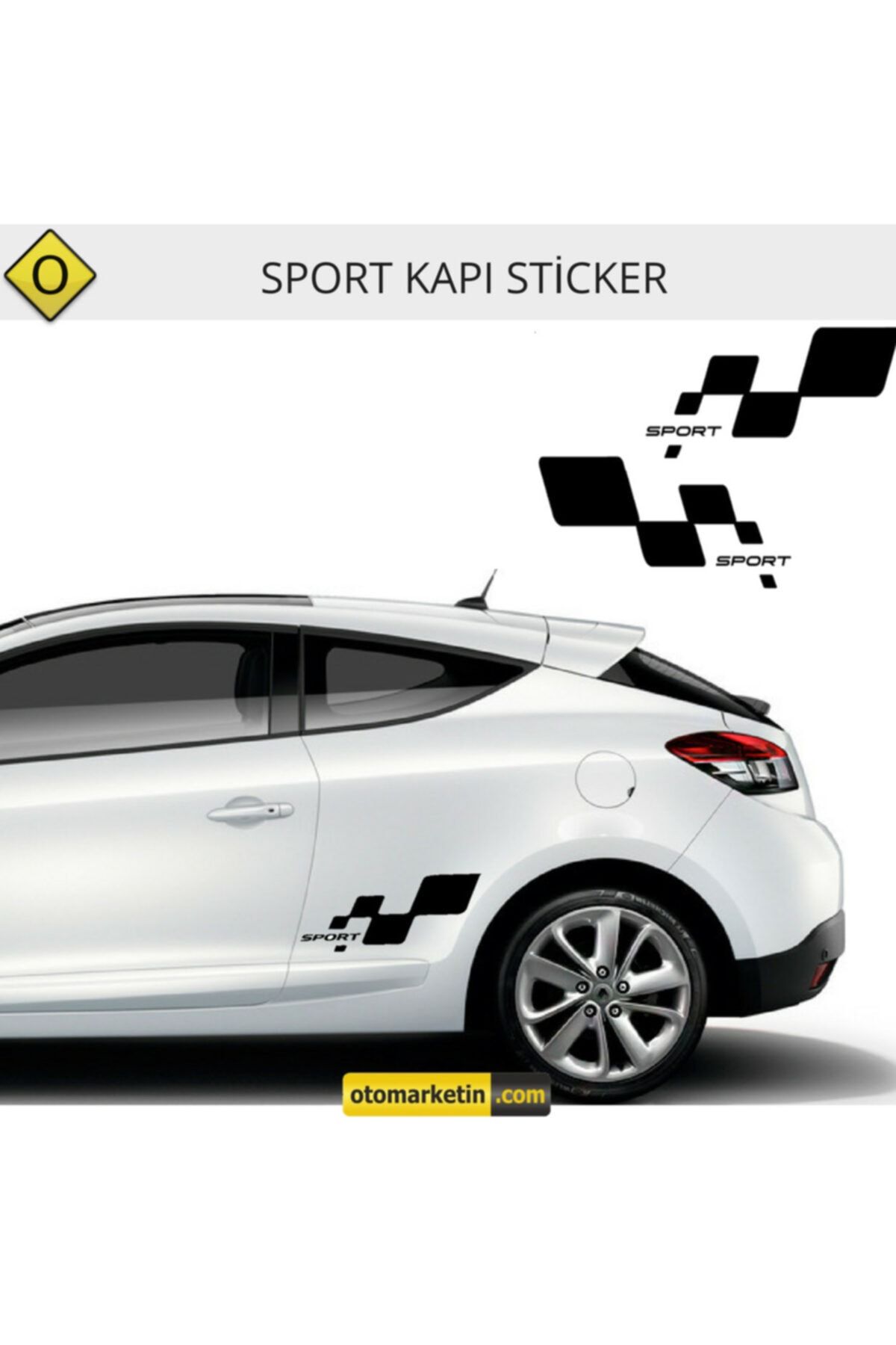 Kit stickers Damiers Renault Sport