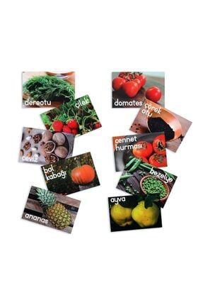 Sağlıklı Gıdalar Temalı Alfabe Kartları Setleri (iki Set Birden) Dil Gelişimi 29