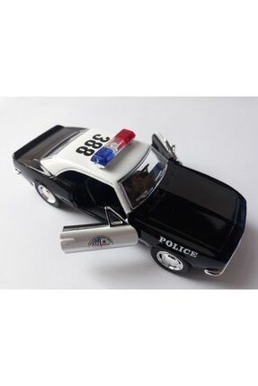 Camaro Z-28 Metal Polis Araba 1967 Model Kapı Açılır Polıce Car 4574848586457