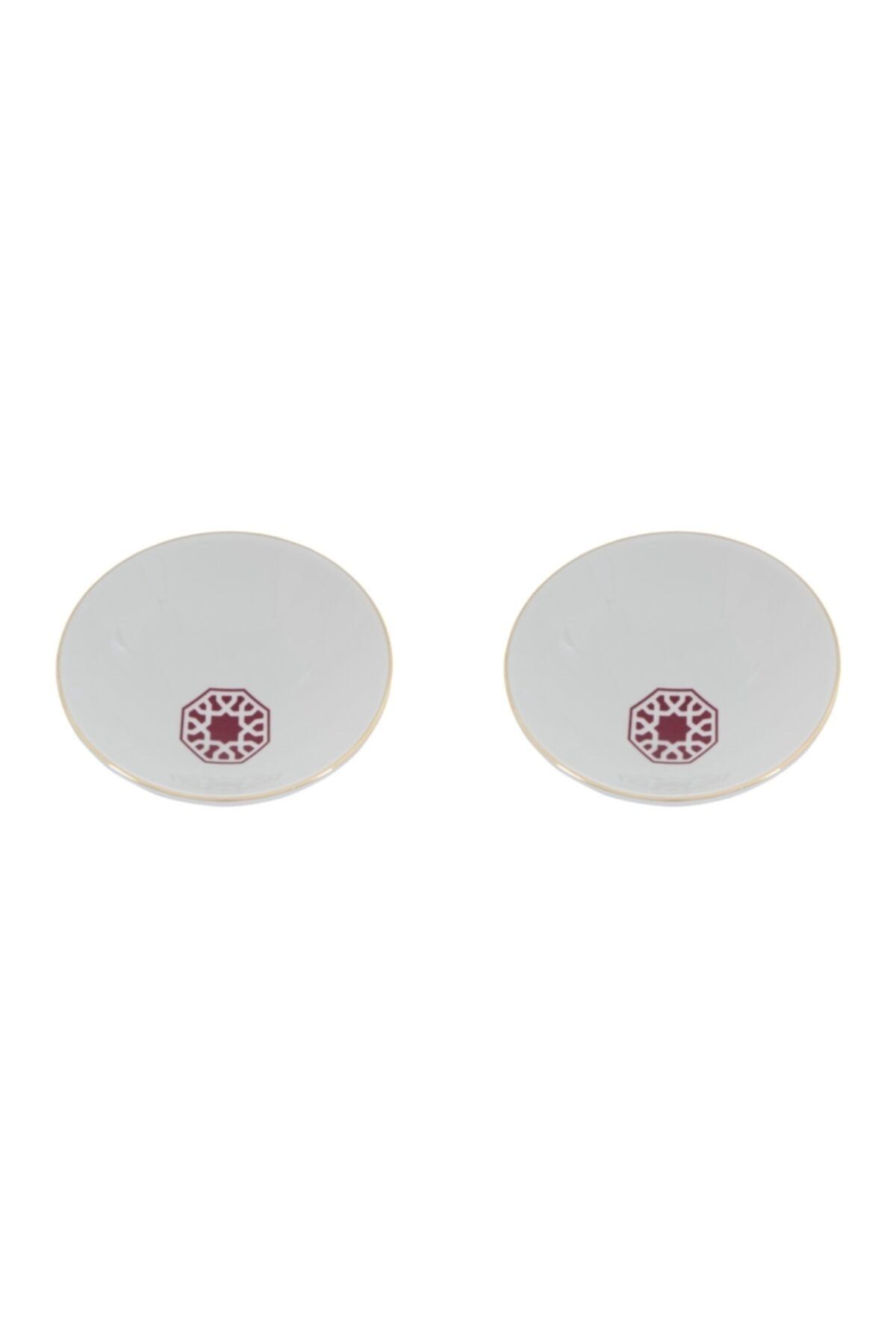 Porland-Morocco Pattern Pattern Fuchsia Deep Plate 20cm Set of 2 1