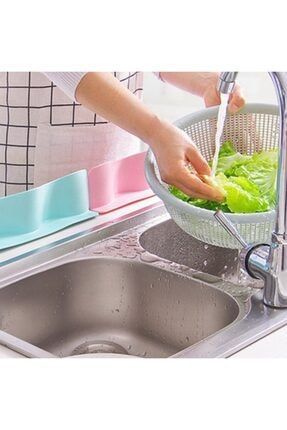 2 Adet Buffer Vantuzlu Kauçuk Sıvı Su Sızdırmaz Mutfak Banyo Duş Bariyeri Lavabo Kenar Tutucu Set mntlttc-bk-mpnbk-0004638