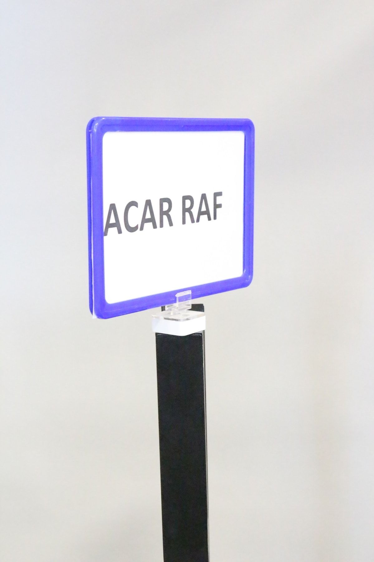 Acar Raf-Cadru de prezentare a produsului din plastic și etichetă de preț cu cadru A5 albastru 3