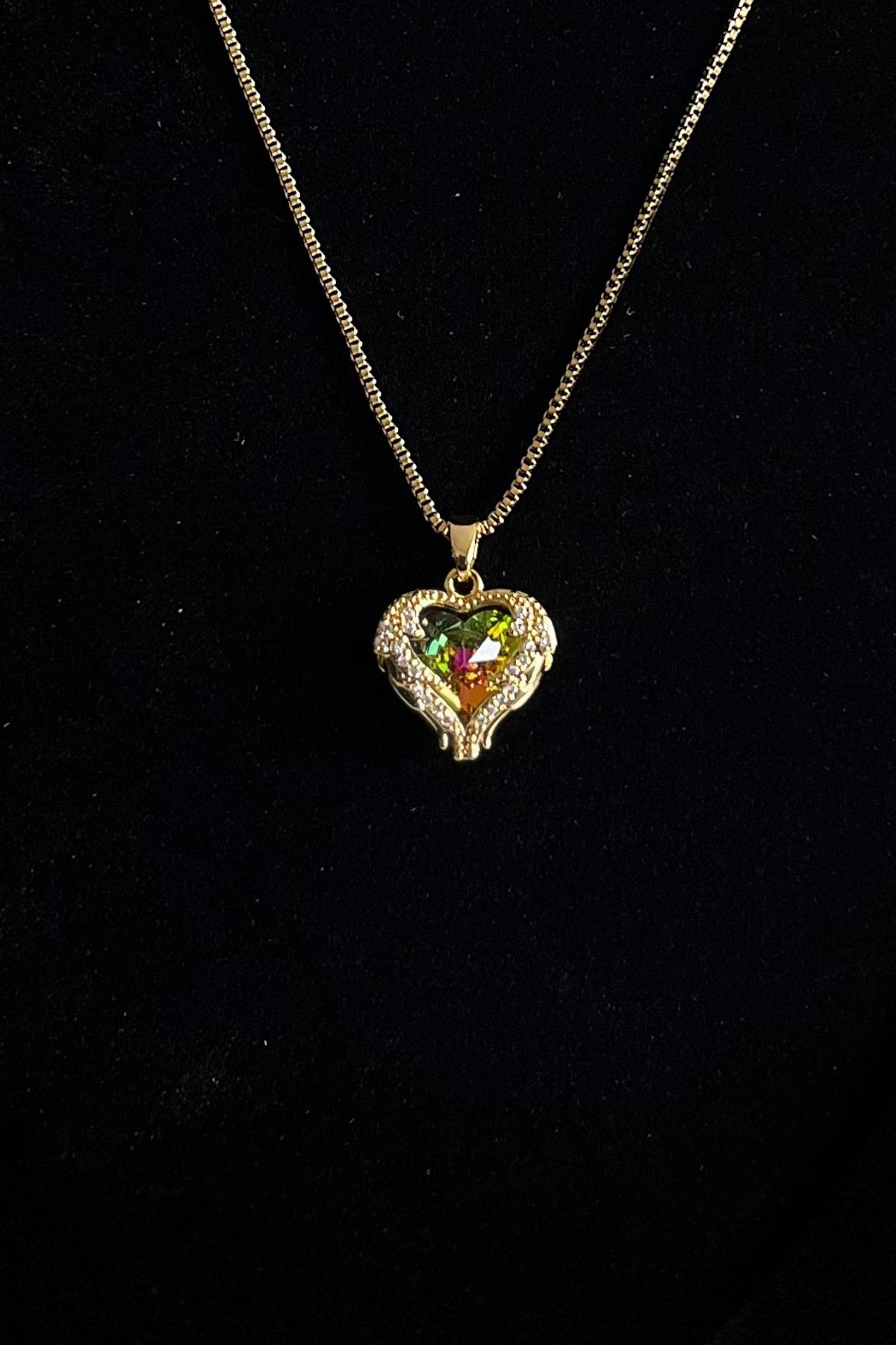 Women gold hot sale heart pendant