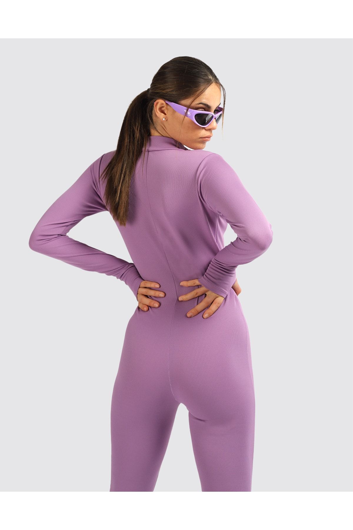 Purple one piece jumpsuit online