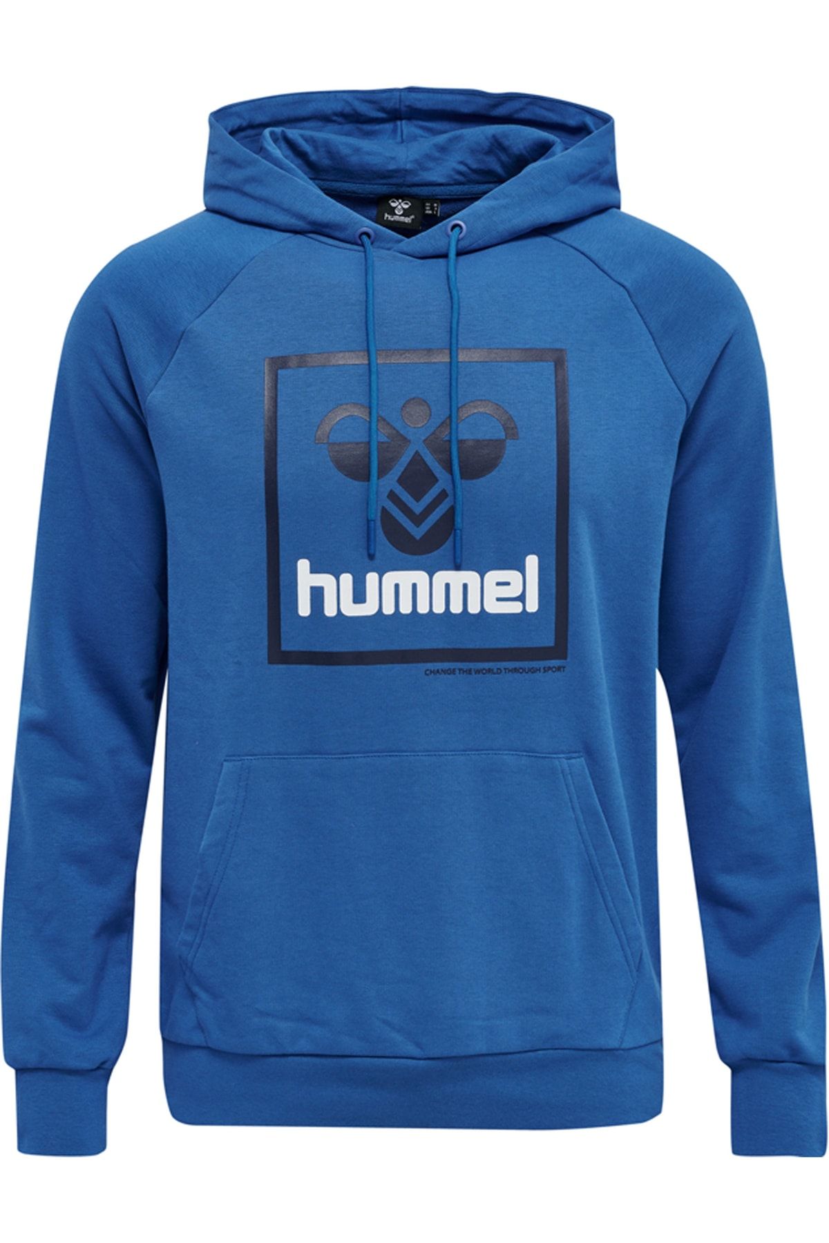 HUMMEL Sweatshirt Blau Regular Fit