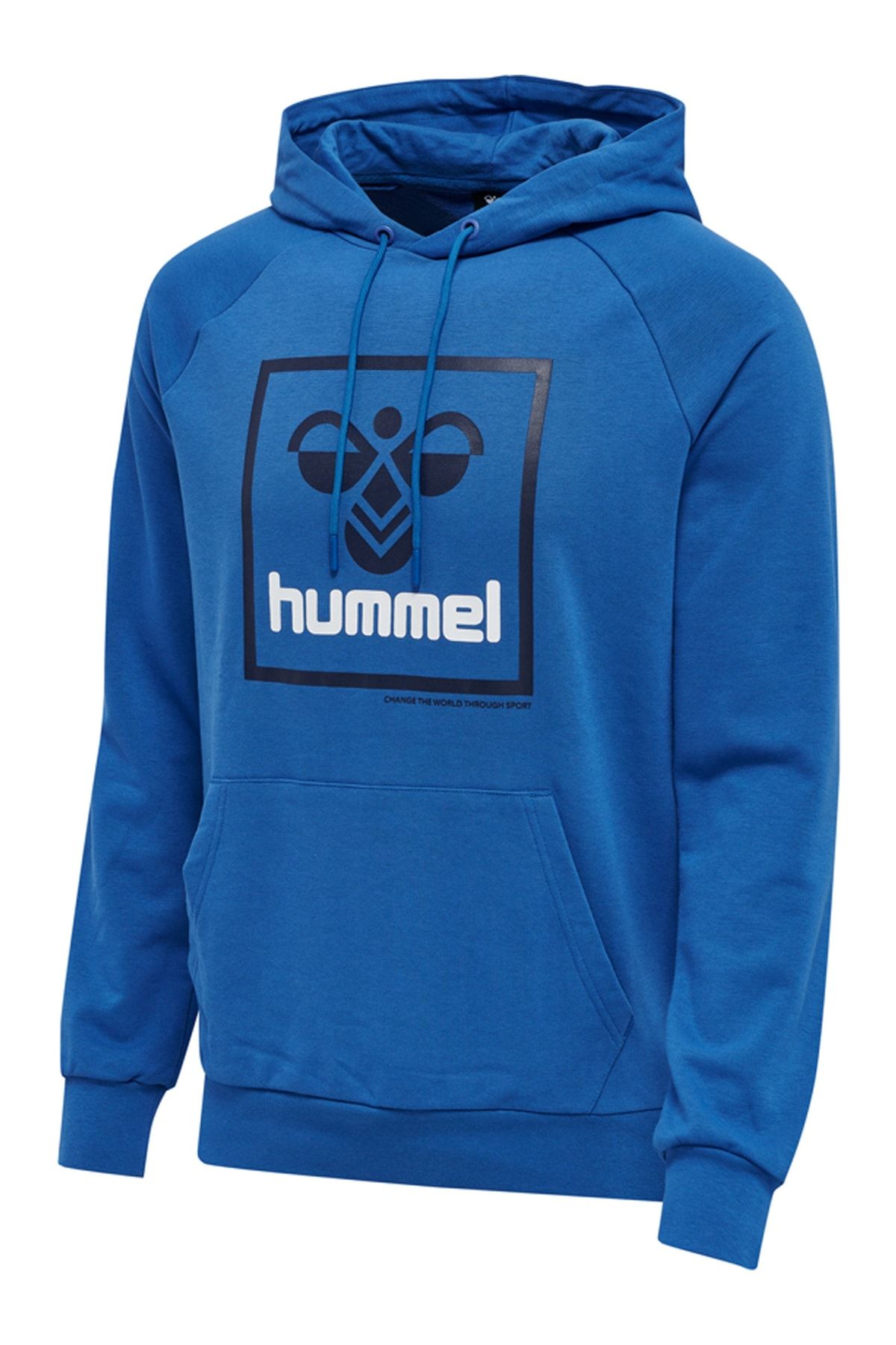 HUMMEL Sweatshirt - Blau - Regular Fit - Trendyol