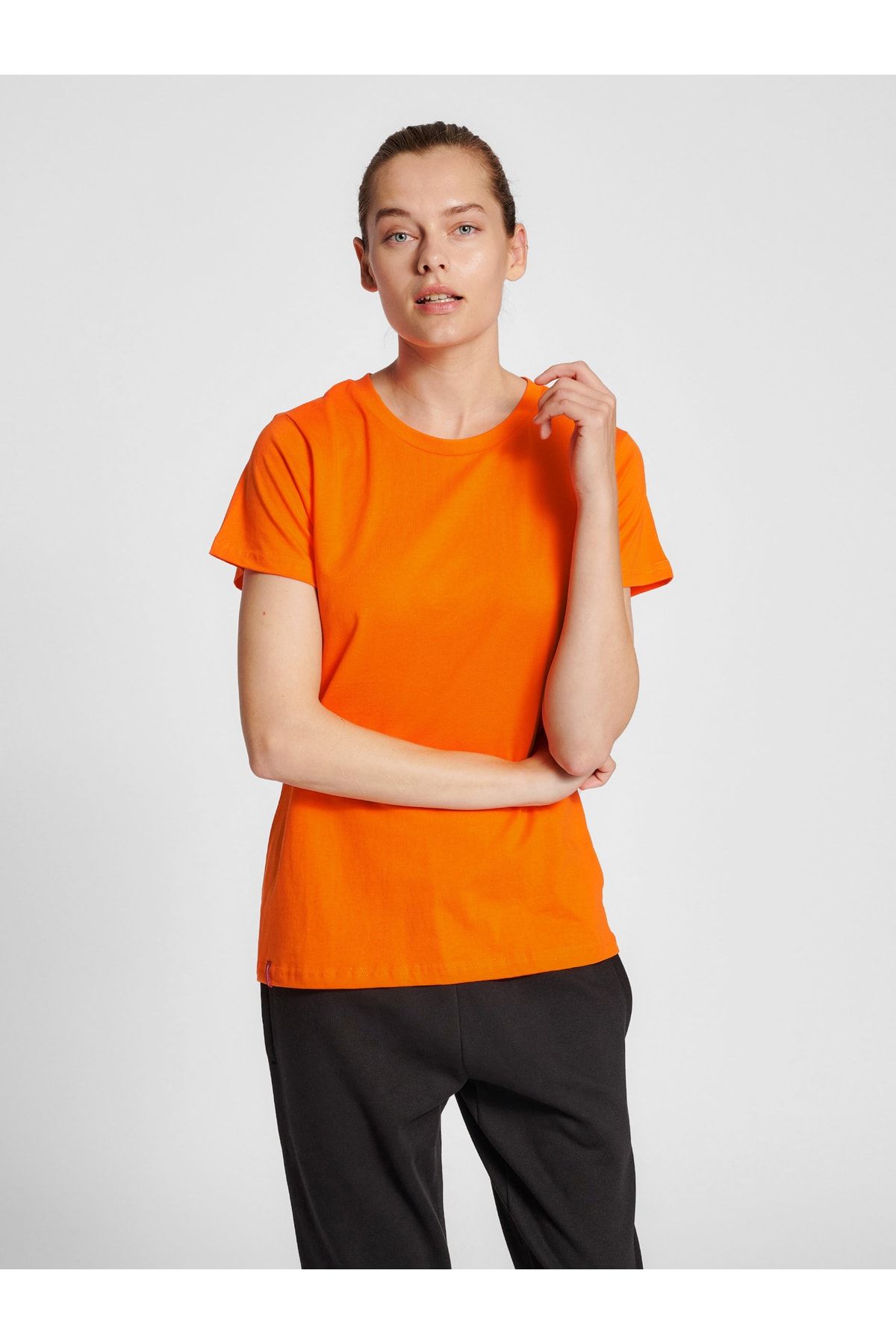 HUMMEL T-Shirt Orange Regular Fit FN6370