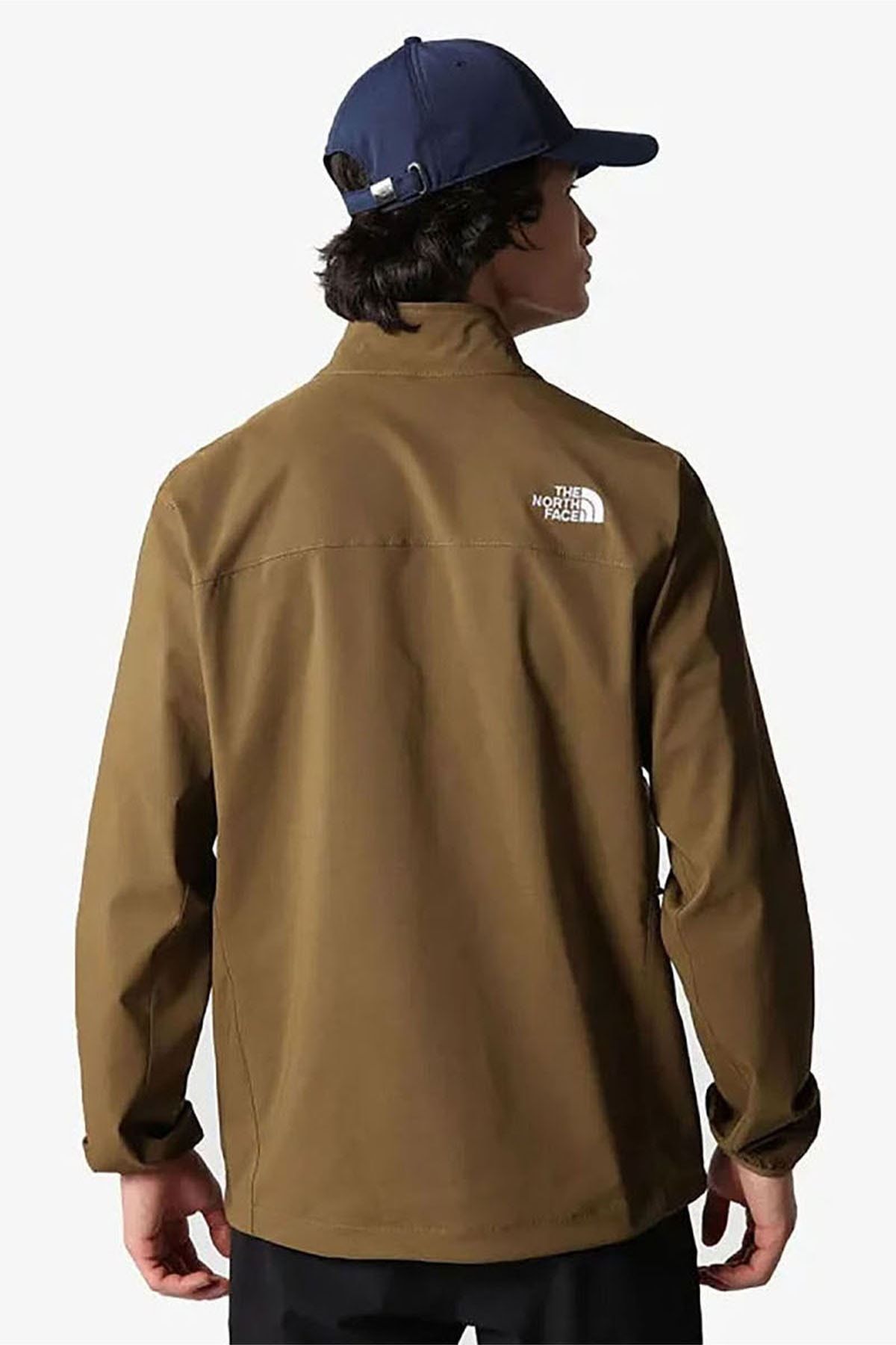Khaki north face best sale coat