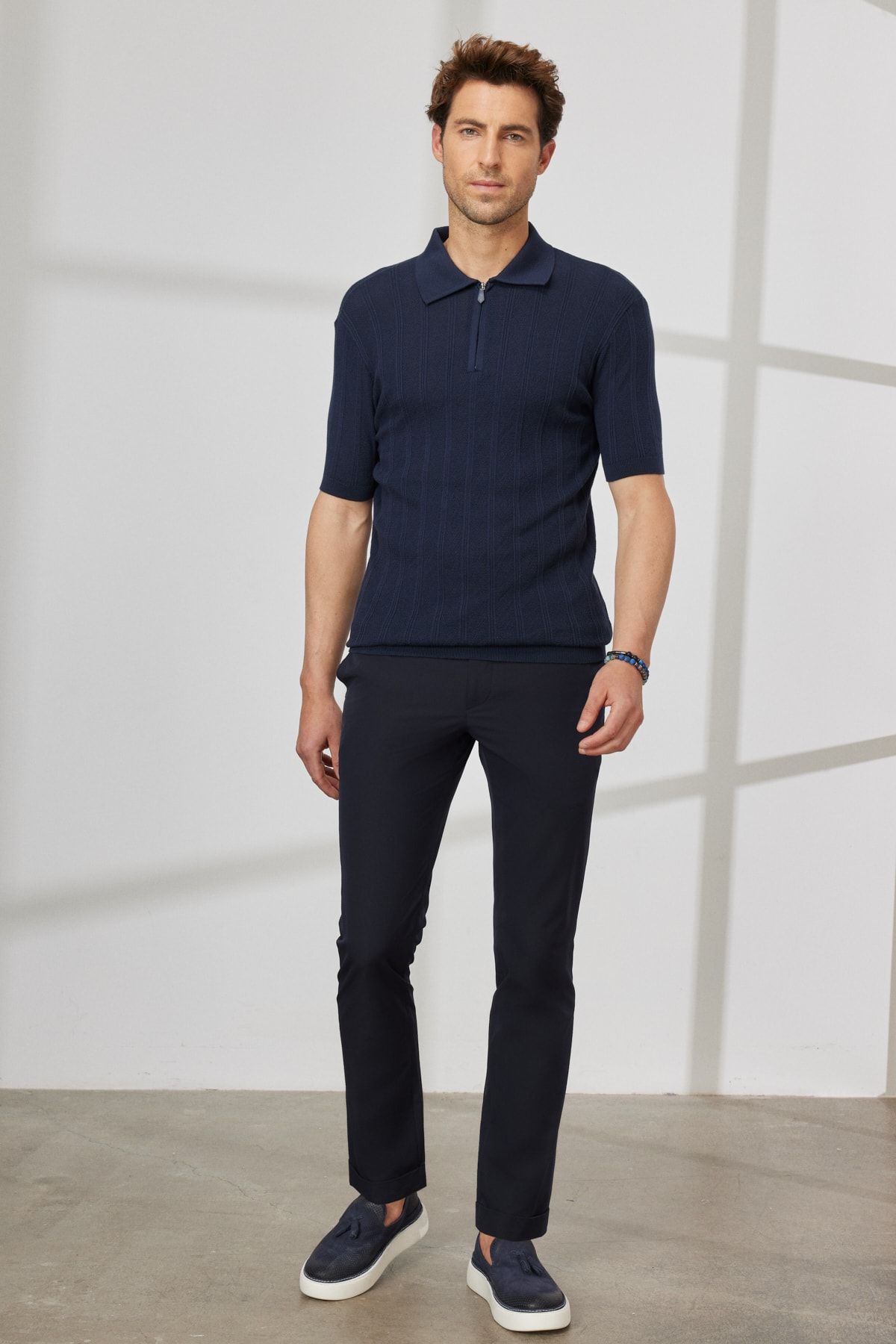 Navy polo black pants online