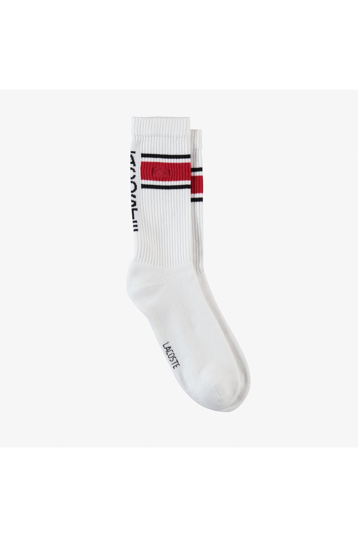 Lacoste Erkek Renk Bloklu Beyaz Çorap ZO6638
