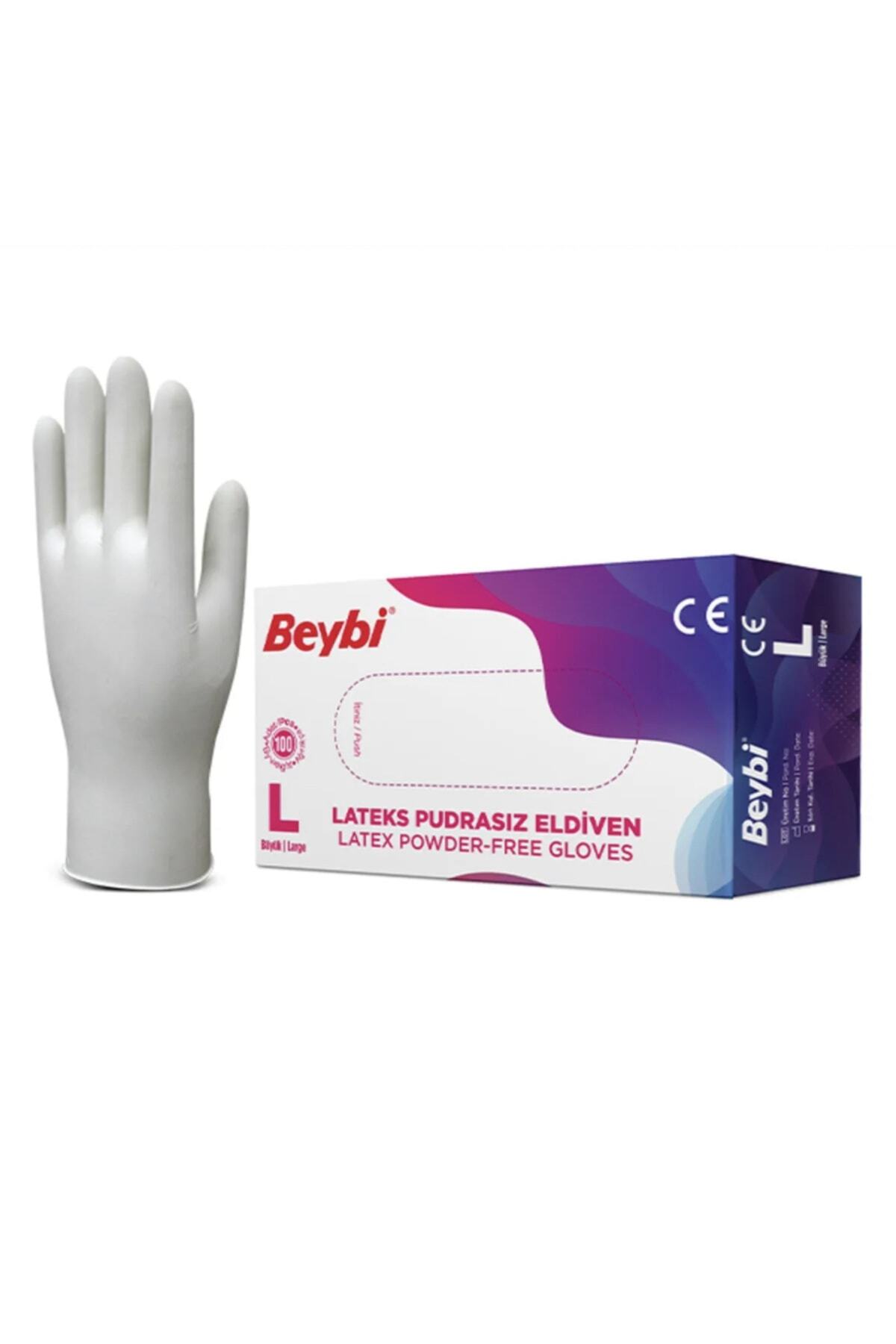 Beybi Lateks Pudrasız Eldiven (l) 100 Adet