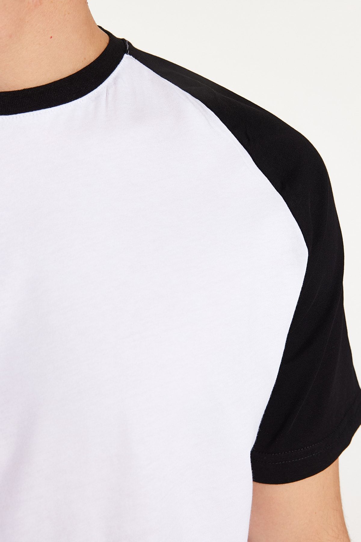 Black and white raglan discount