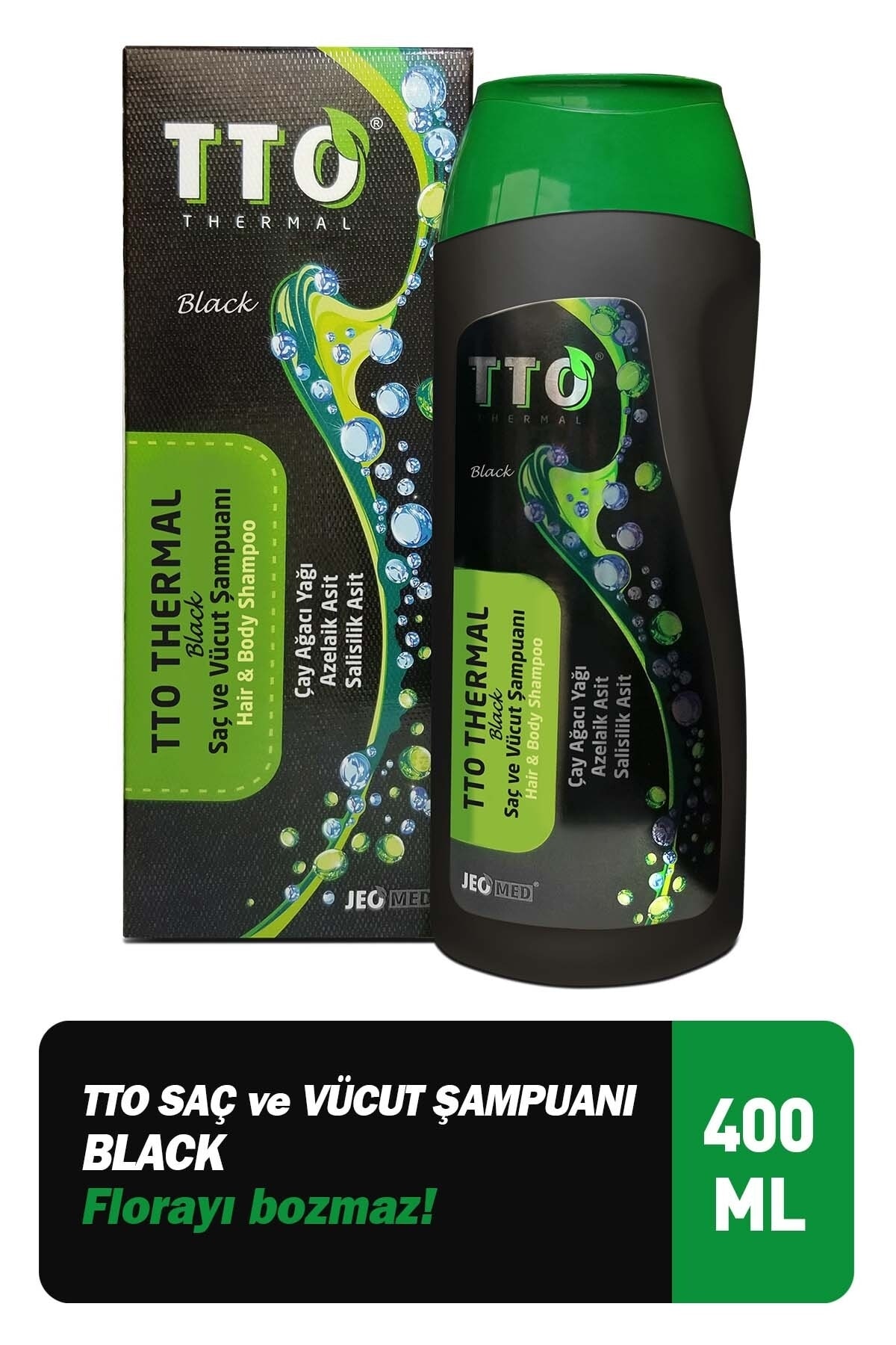 TTO Saç Ve Vücut Şampuanı 300 100 ml (ÇAY AĞACI YAĞI / TEA TREE OIL)
