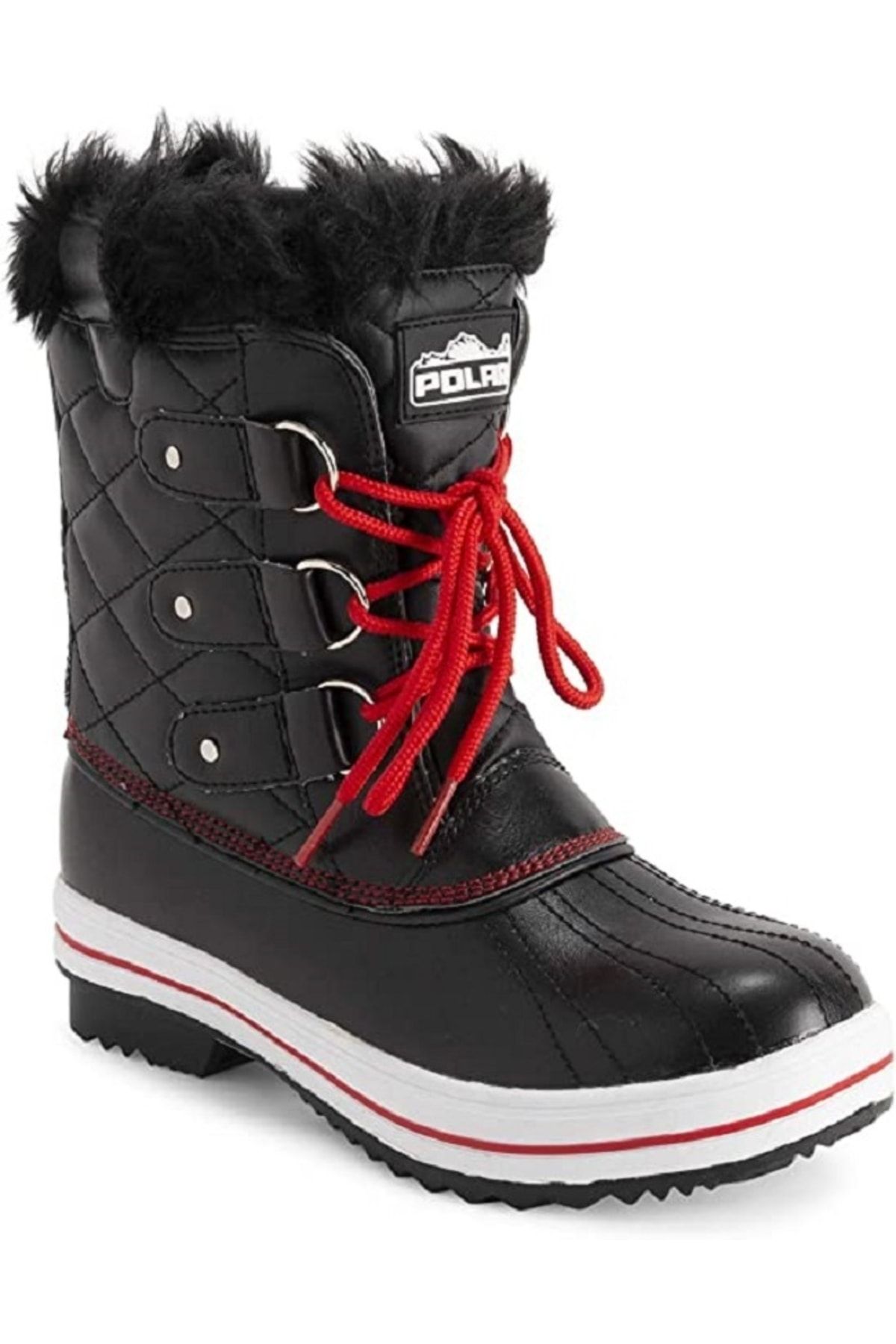 POLAR-Women's Snow Boots Nylon Short Winter Snow Rain Warm Waterproof 2
