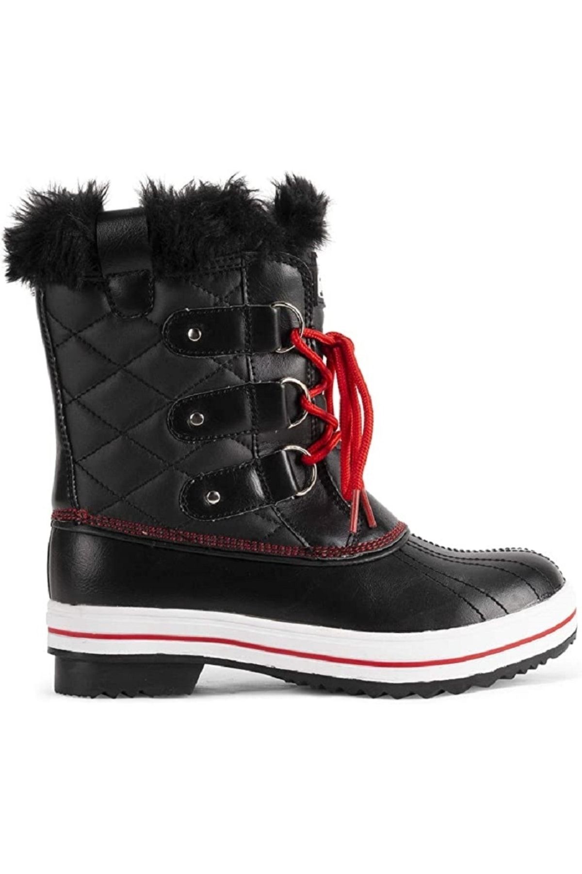 POLAR-Women's Snow Boots Nylon Short Winter Snow Rain Warm Waterproof 4