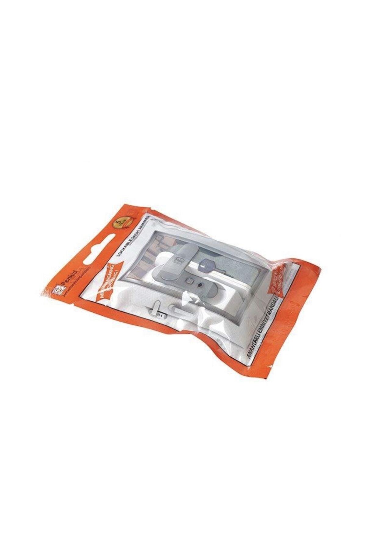 Penkid Pvc Çocuk Emniyet Hırsız Güvenlik Kilidi Anahtarlı Koyu Kahverengi 5 li Set 6
