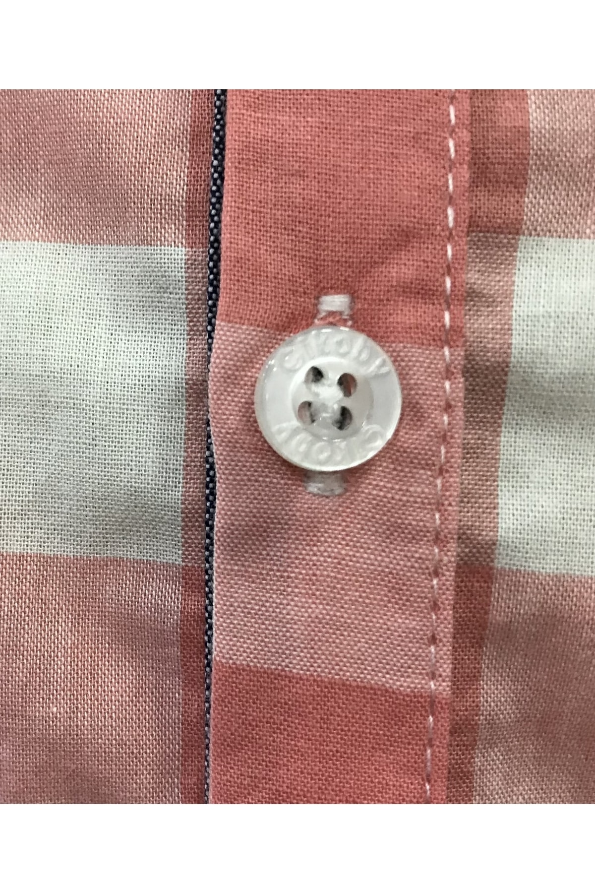 çikoby Erkek Bebek Pembe Kareli Gömlek fotoğrafı 3 (önizleme)