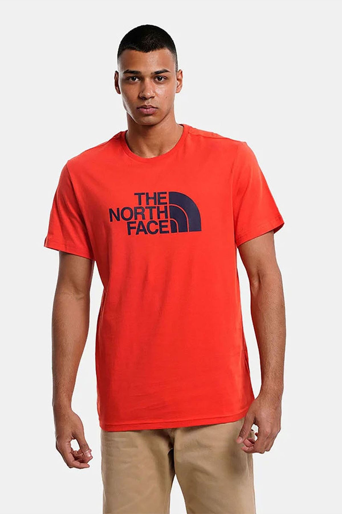 T shirt the north face on sale orange