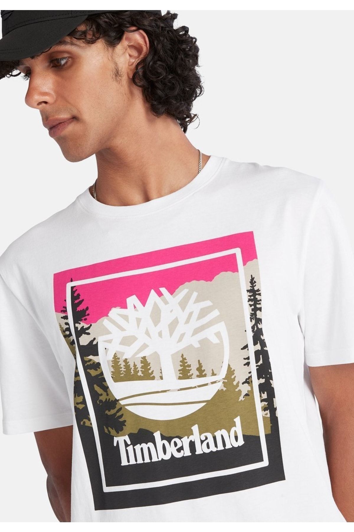 Timberland logo shirt outlet
