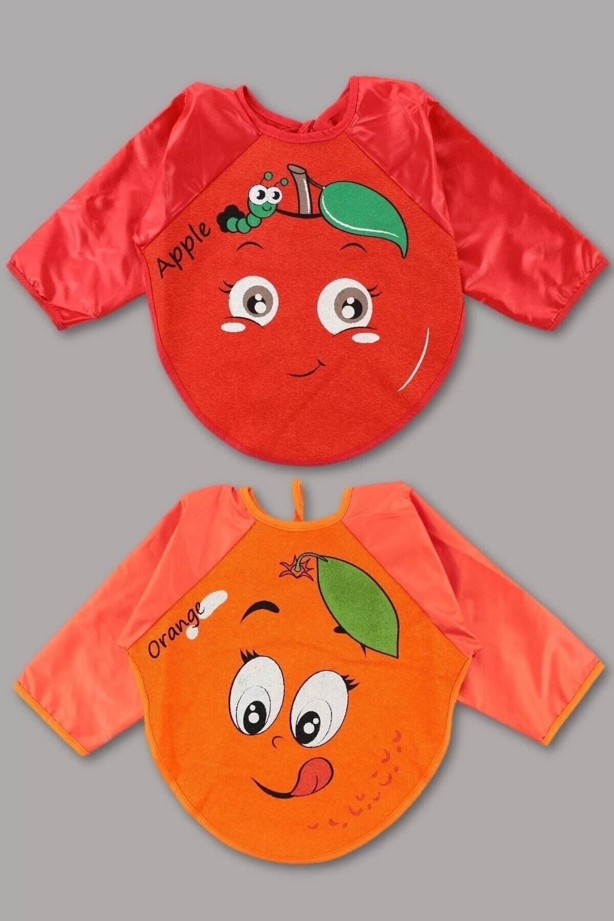 Babydonat Mevye Desenli Giyilebilen Bebek Önlüğü