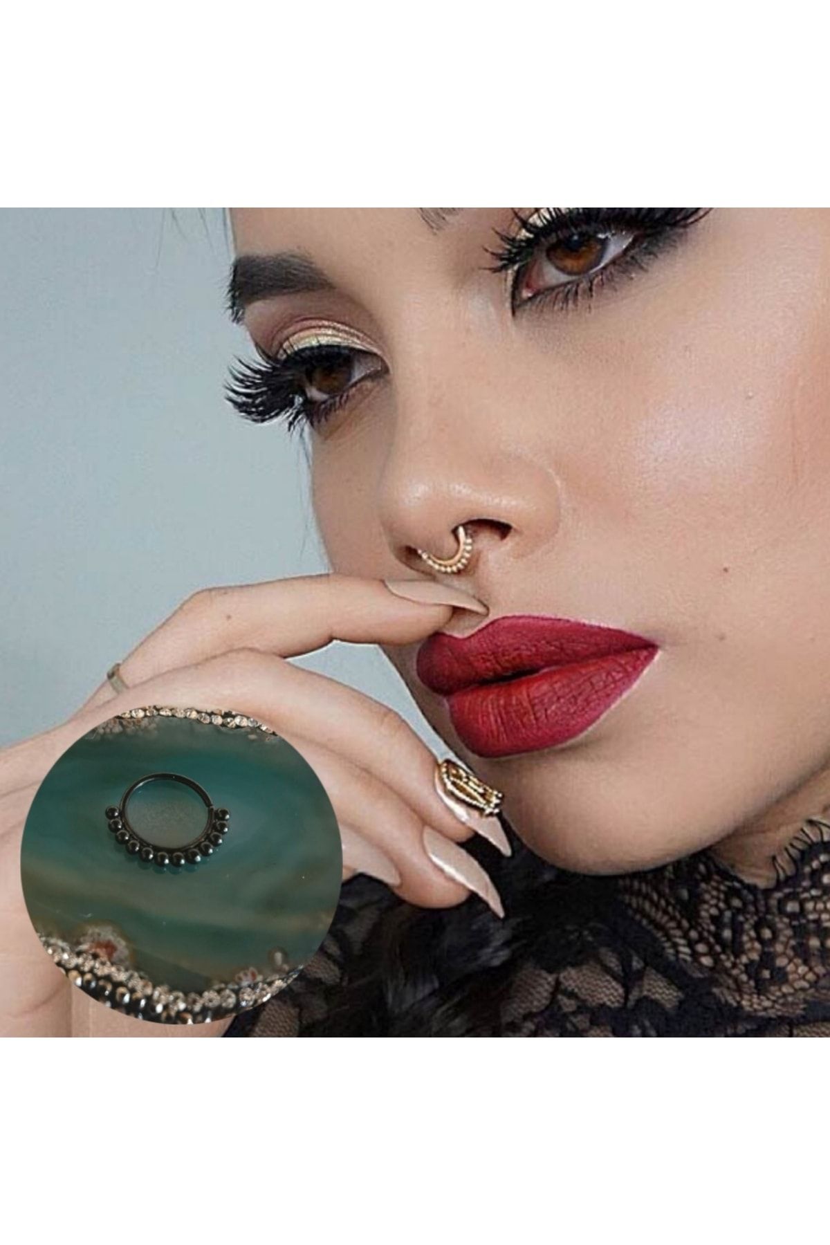 Diameter of septum sale rings