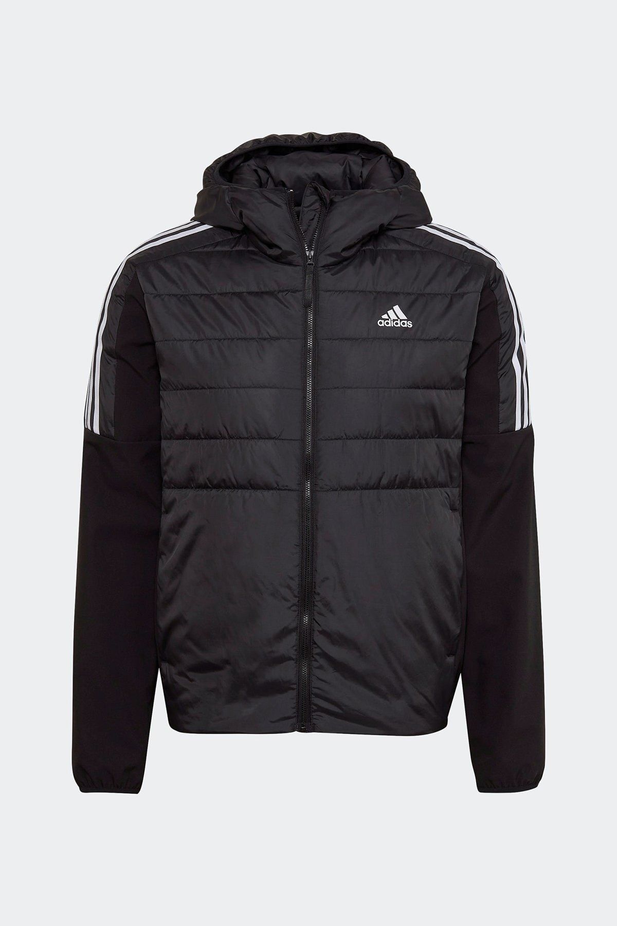 Adidas jacket top black and white