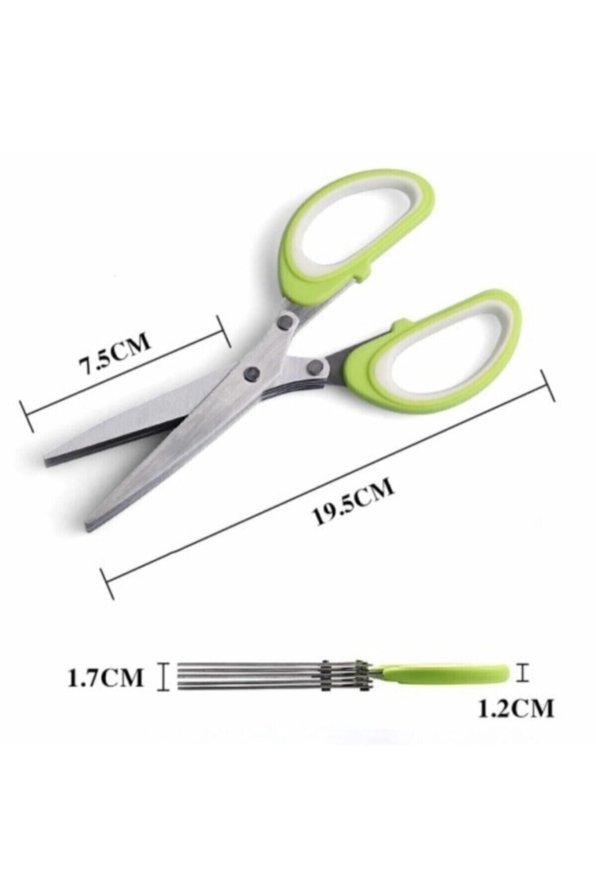 Kitchen Store-Parsley Chopping Slicing Scissors Multiple Chopping Scissors 4
