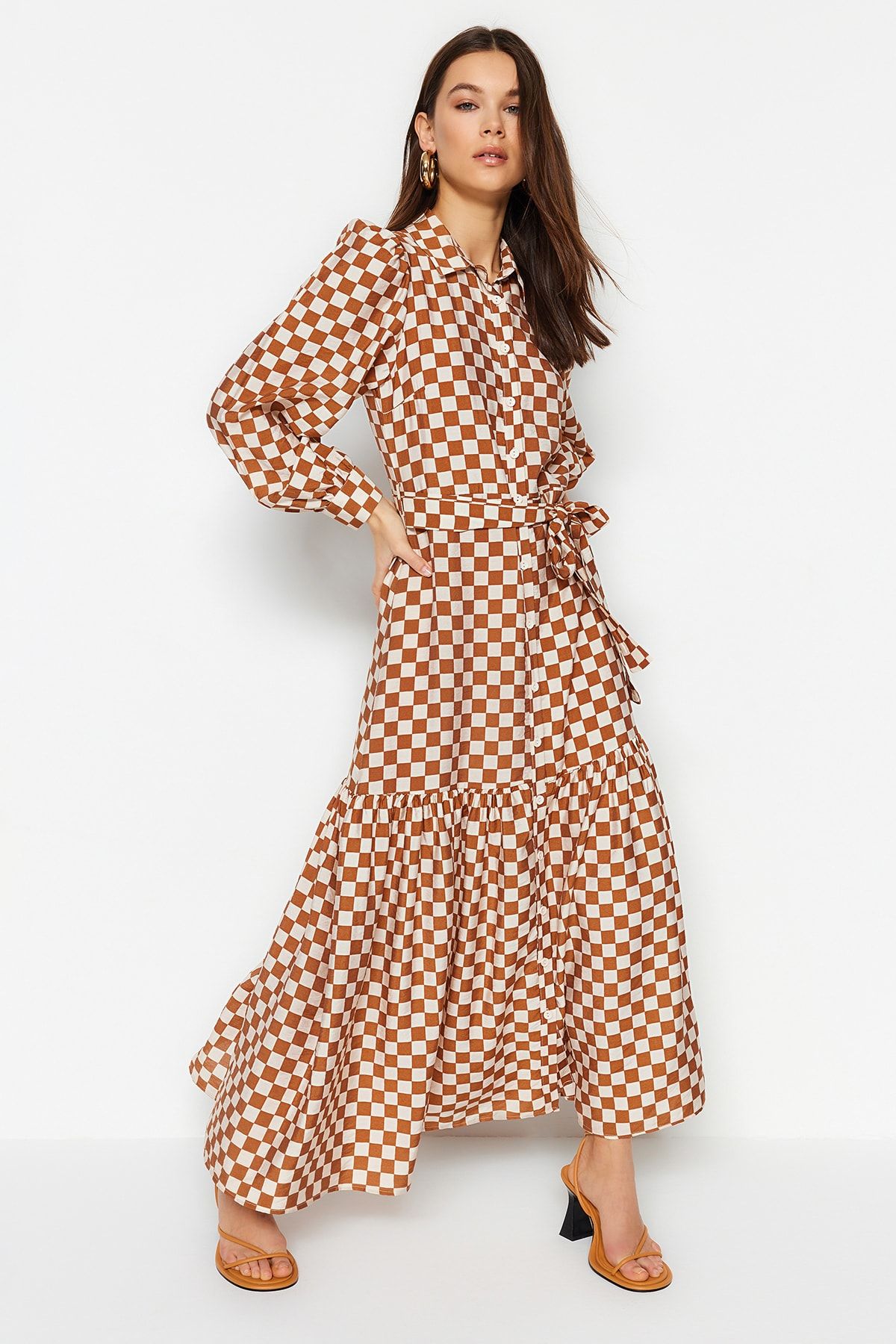Horse coin outlet midi dress