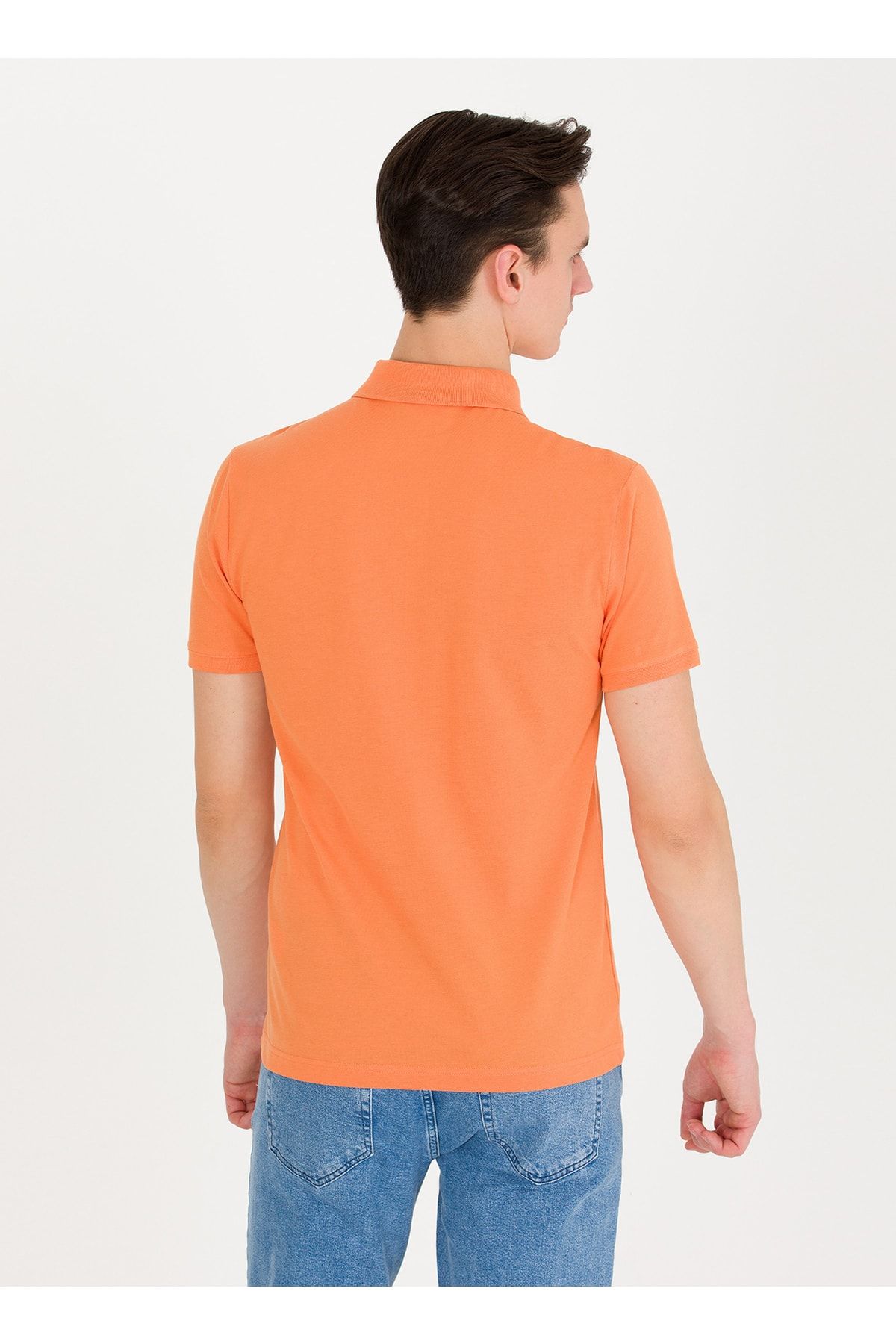 تی شرت نارنجی مردانه پولو اورجینال U.S. Polo Assn.