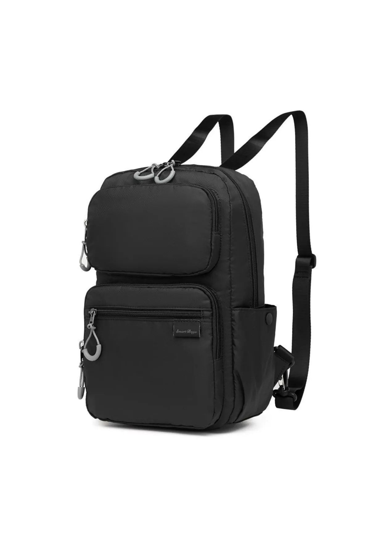 Smart Bags Special Lightweight Fabric Multi Compartment Women s Backpack Black 3142