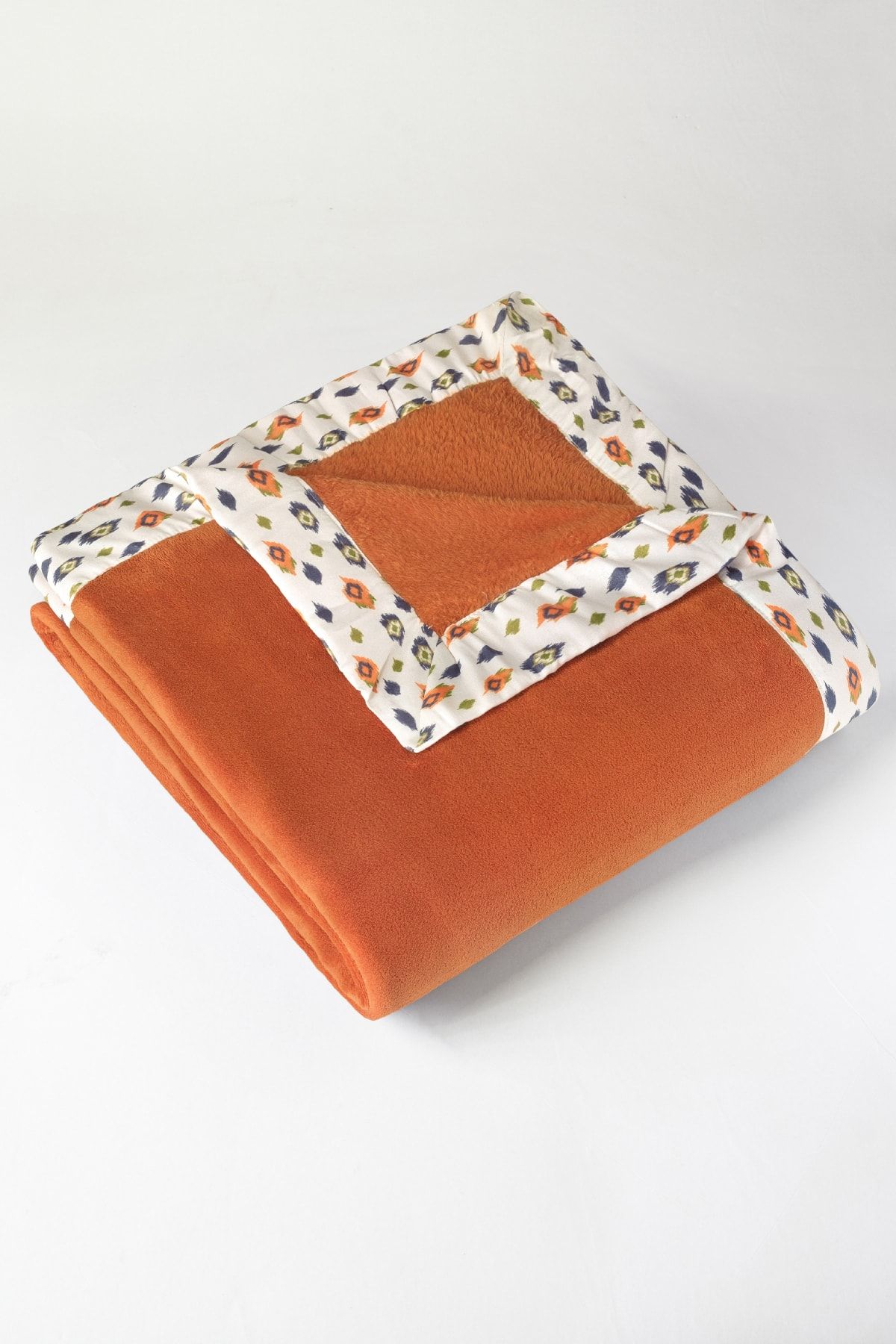 پتوی یک نفره نارنجی Venn Myday Retro اندازه بزرگ ، تلویزیون مدرن نرم COTTONMANIA