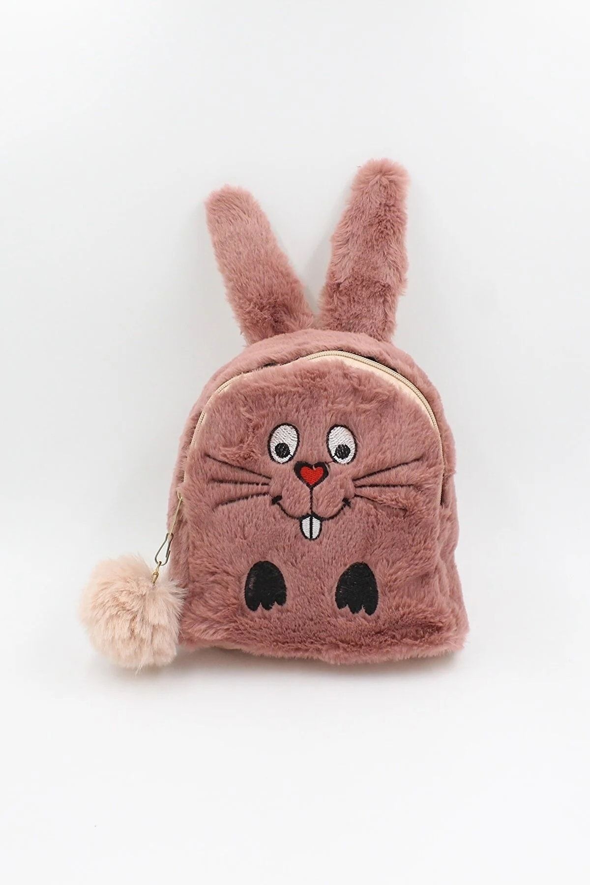 Üçİndigoss Peluş Mini Gül Kurusu Sırt Çantası