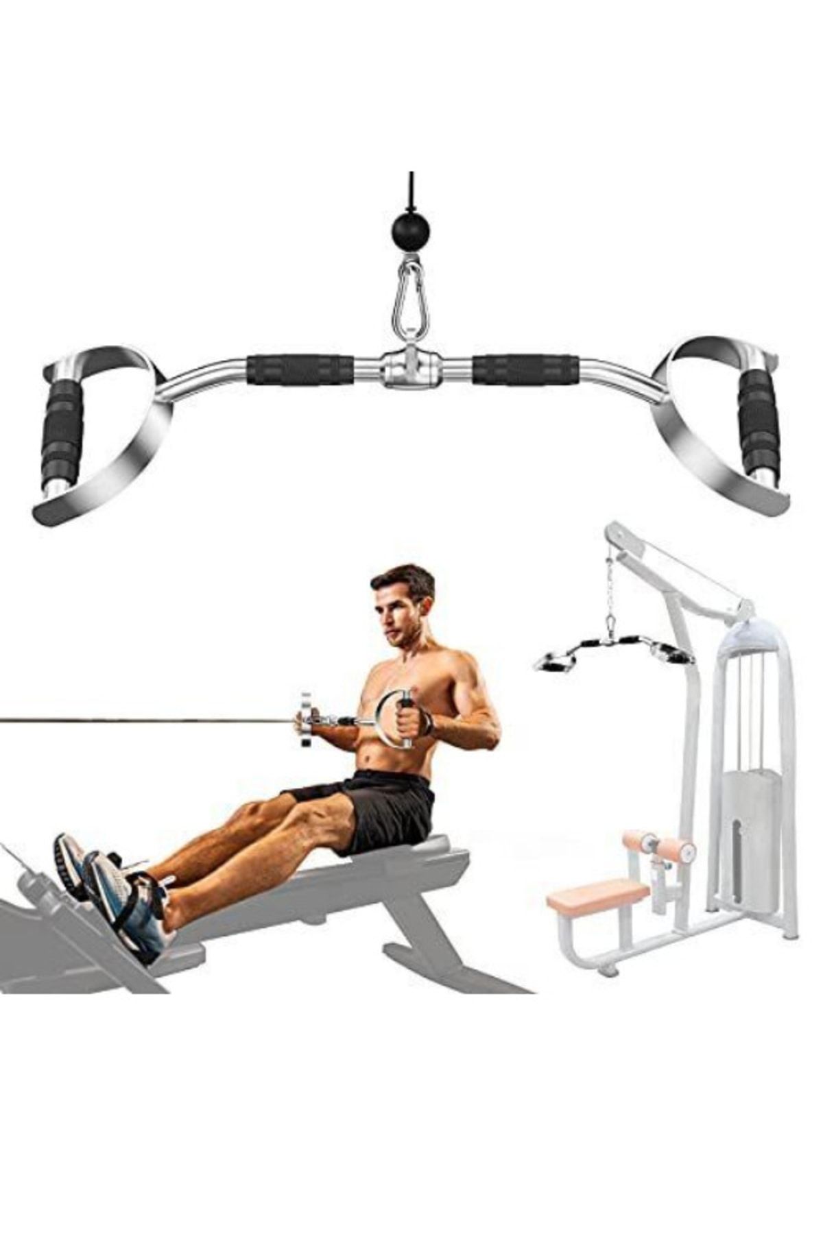 XTR Fitness Ithal Lat Pull Down Bar Prostyle Pulldown Lat Bar Sırt Çekiş Aparatı