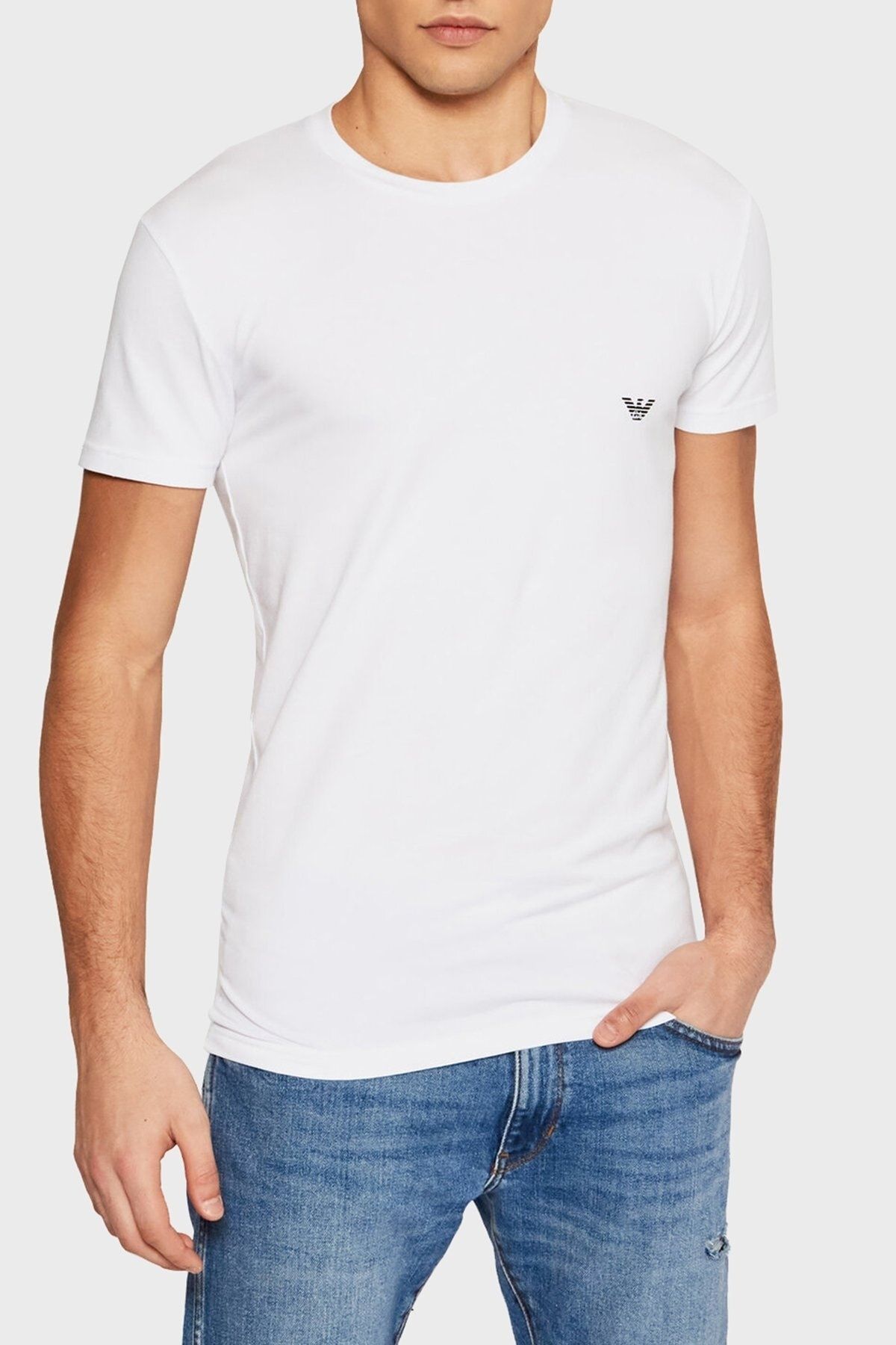 Giorgio armani online white t shirt