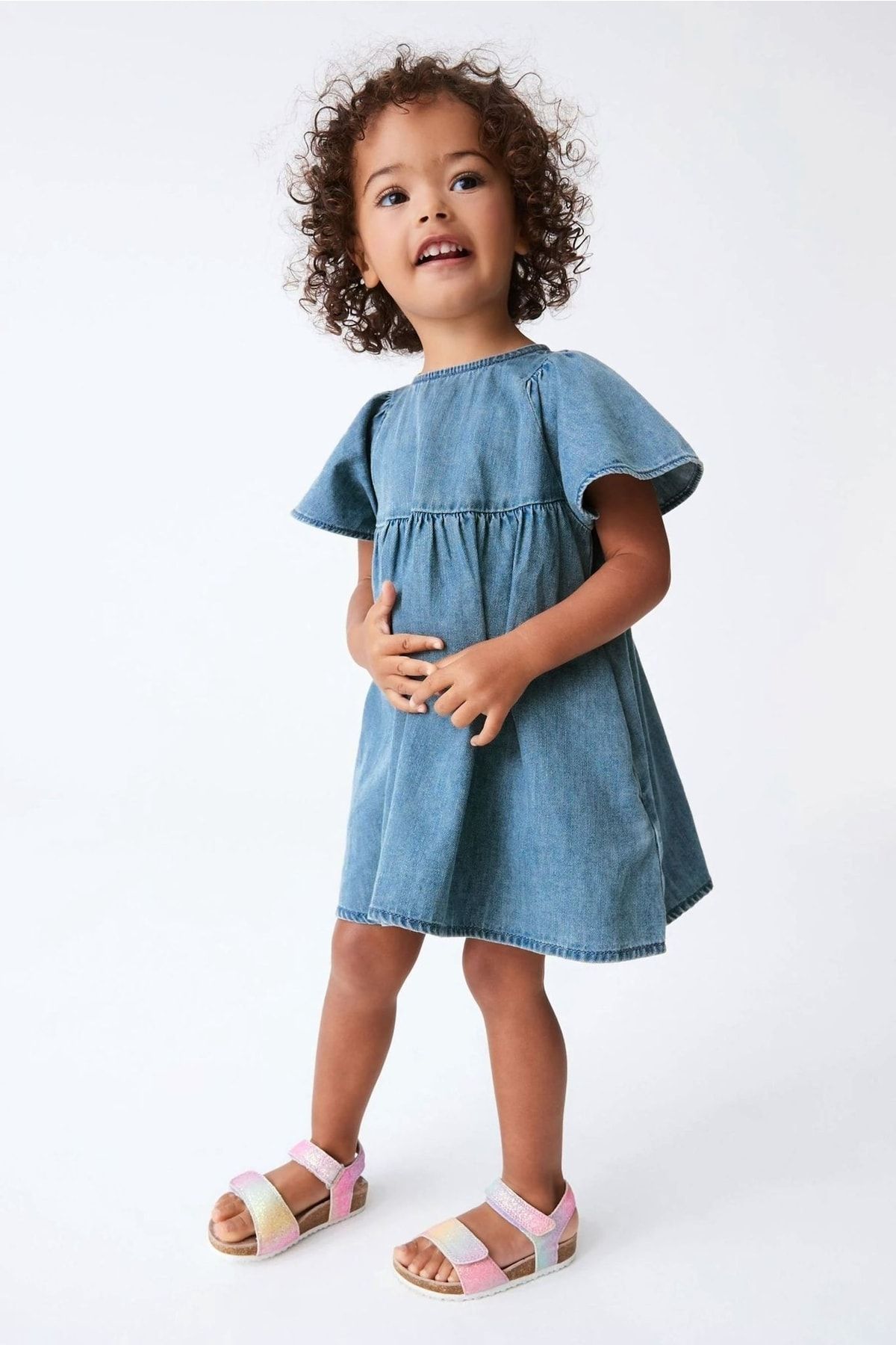 Denim dress clearance little girl