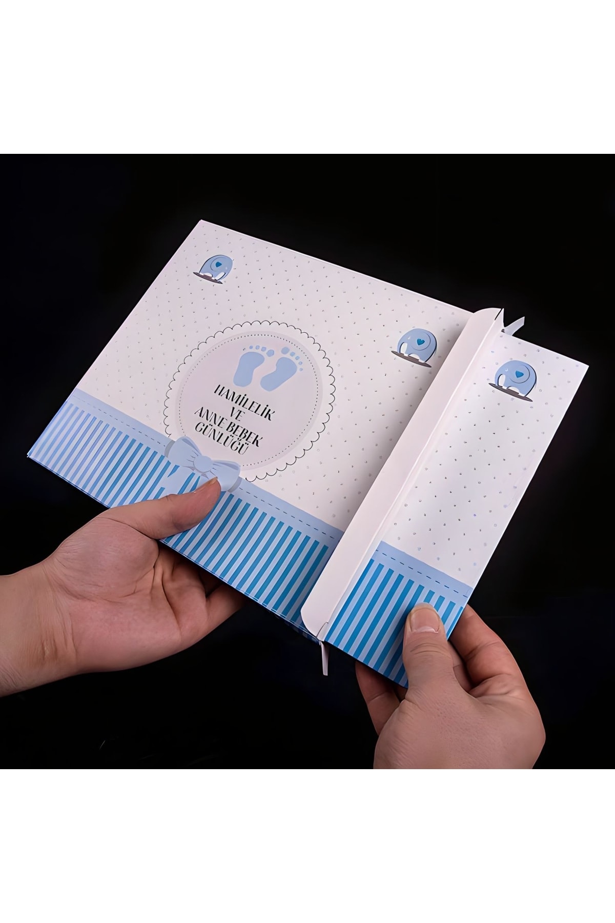 Genel Markalar Hamilelik Ve Anne Bebek Günlüğü Mavi - Anı Defteri fotoğrafı 2 (önizleme)