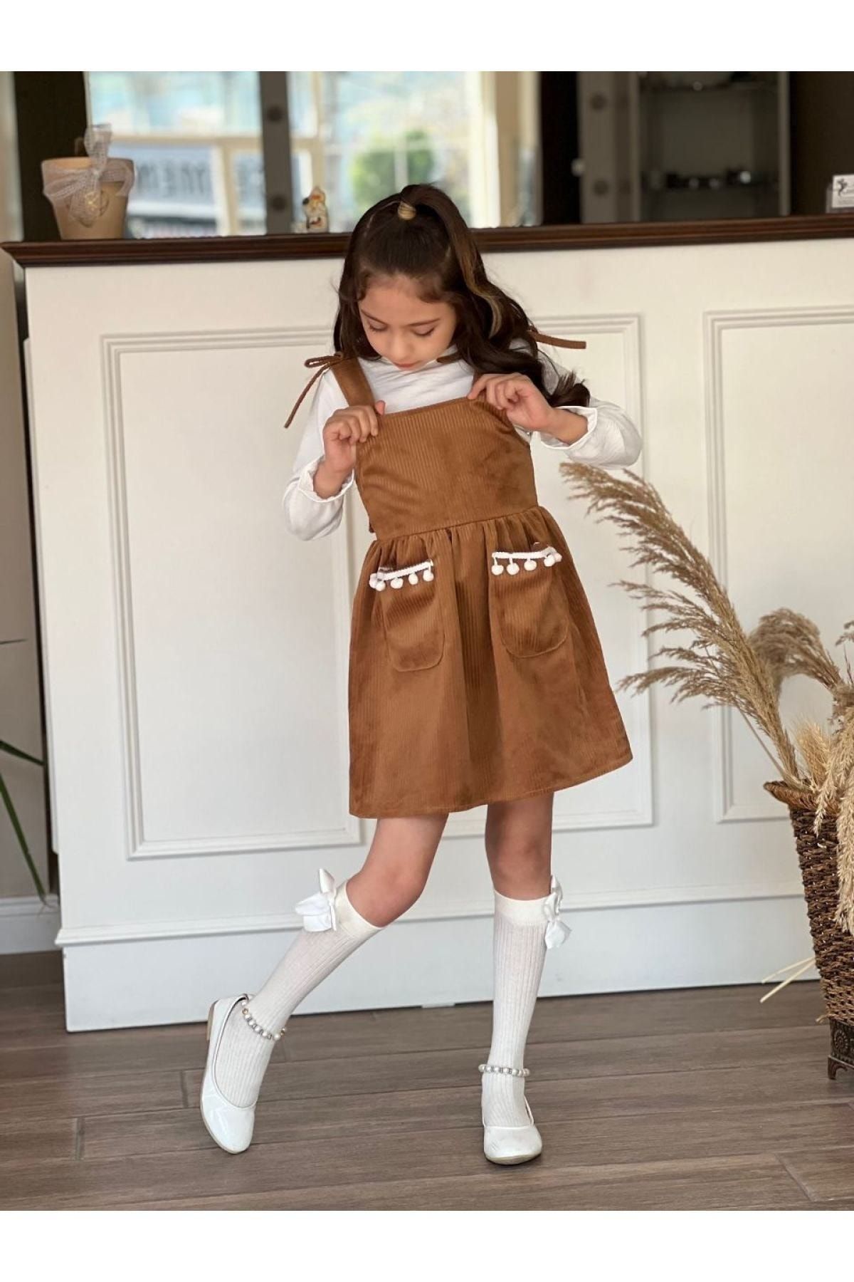 Pinafore dress new arrivals with blouse