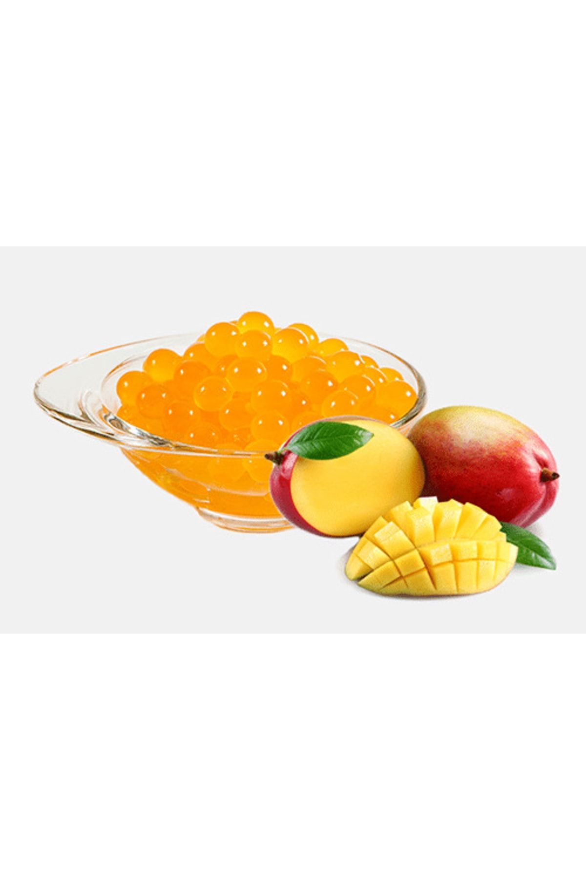 Mango Aromalı Bubble Tea Incileri 2,5 Kg.-popping Boba -bubble Tea -tapyoka Incileri-boba